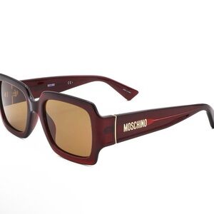 New Moschino Women's 53mm Red 53-21-140mm Sunglasses MOS063-S-C9A-53 Authentic